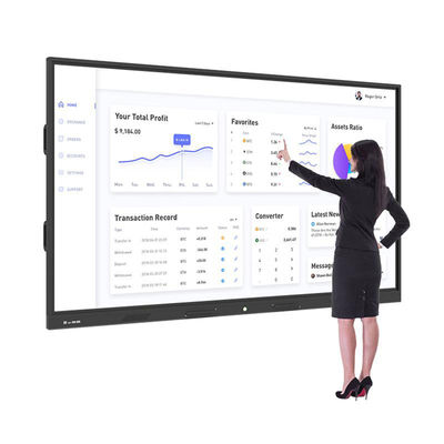Multi-Touch IR / Capacitive Touch Screen Presentation Board Với độ sáng 400cd / M2