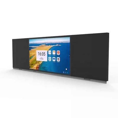 Bảng kỹ thuật số thông minh 65 Inch Smart Blackboard với bảng viết phẳng 4K và bộ xử lý I3/I5/I7/I9