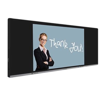 Bảng kỹ thuật số thông minh 65 Inch Smart Blackboard với bảng viết phẳng 4K và bộ xử lý I3/I5/I7/I9