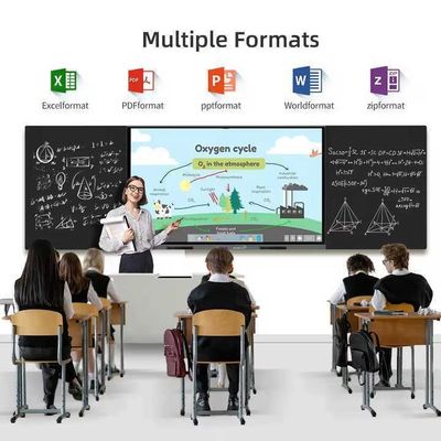4GB RAM Smart Digital Blackboard với màn hình 75 inch và cổng HDMI