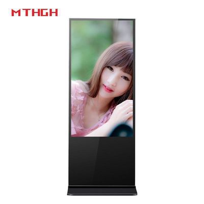 43 inch tường lắp đặt sàn đứng màn hình kỹ thuật số với Wi-Fi Bluetooth và USB