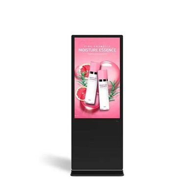 Màn hình kỹ thuật số đứng trên sàn 49 inch, biển báo kỹ thuật số đứng tự do với tùy chọn gắn tường