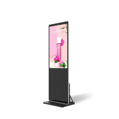 Màn hình kỹ thuật số đứng trên sàn 49 inch, biển báo kỹ thuật số đứng tự do với tùy chọn gắn tường