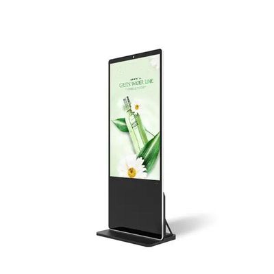 Màn hình kỹ thuật số đứng trên sàn 49 inch, biển báo kỹ thuật số đứng tự do với tùy chọn gắn tường