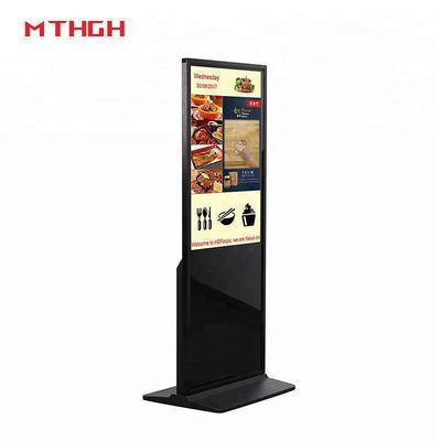 49 inch Black Digital Signage với kết nối Wi-Fi / Bluetooth / USB và đầu ra âm thanh / tai nghe cho đầu ra âm thanh tối ưu