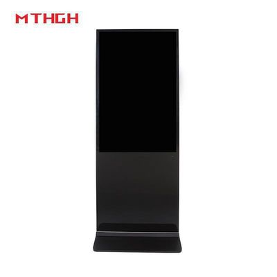 49 inch 1080P độ phân giải sàn đứng biển báo kỹ thuật số với 8GB lưu trữ và Wi-Fi / Bluetooth / kết nối USB