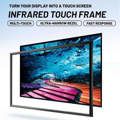 55 inch 8ms Thời gian phản hồi màn hình cảm ứng hồng ngoại cho các ứng dụng công nghiệp