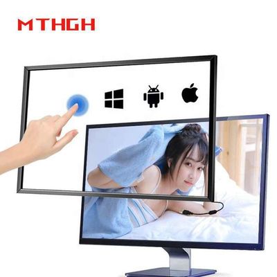 55 inch 8ms Thời gian phản hồi màn hình cảm ứng hồng ngoại cho các ứng dụng công nghiệp