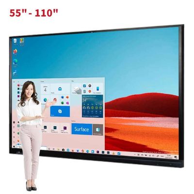 Bảng bảng tương tác màn hình cảm ứng hợp tác bảng giới thiệu với giao diện Dp và độ tương phản cao