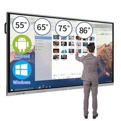Màn hình cảm ứng tương tác chất lượng cao Bảng minh họa bảng trắng 55 Inch Android 13.0 Hệ thống phiên bản