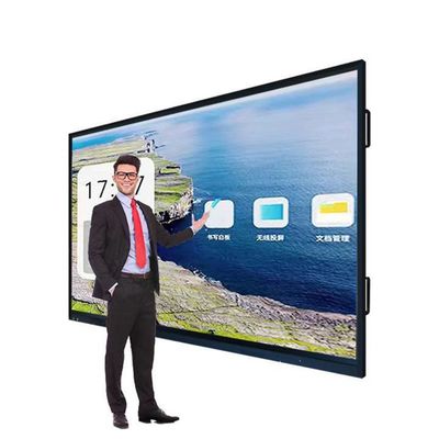 Bảng trắng cảm ứng tương tác Bảng bảng hiển thị cuối cùng với giải pháp kết nối I9 HDMI I / O và OPS PC