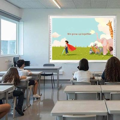 Màn hình cảm ứng kỹ thuật số 96 inch Hội nghị Bảng trắng tương tác, hỗ trợ 10-điểm chạm ngón tay