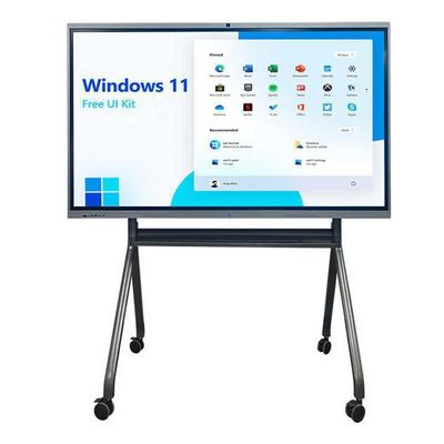 Độ sáng cao 350cd / m2 Màn hình bảng trắng tương tác 65 inch cho các bài thuyết trình tương tác