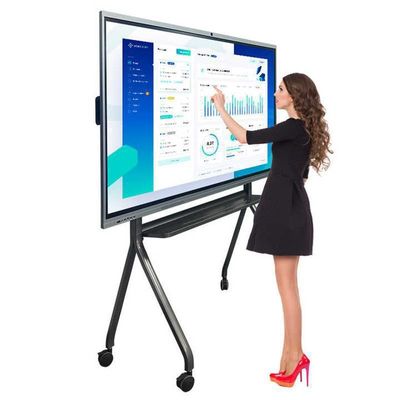 Màn hình cảm ứng tương tác 65 inch Whiteboard 4K Screen Panels Smart Display với điểm hồng ngoại 10/20 và Android 13.0