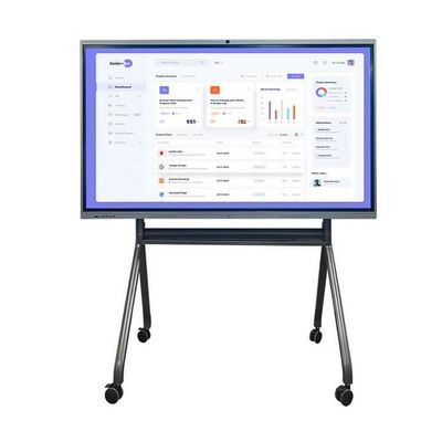 Màn hình cảm ứng tương tác 65 inch Whiteboard 4K Screen Panels Smart Display với điểm hồng ngoại 10/20 và Android 13.0