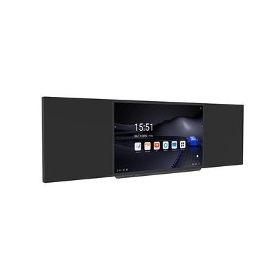 Bảng đen kỹ thuật số thông minh 75" hồng ngoại 40 liên lạc Interactive School Classroom Teaching Whiteboard with Eraser Accessories