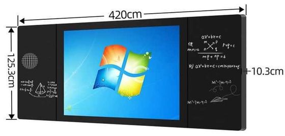 Thời gian phản hồi 8ms 86 Inch Smart Digital Nano Interactive Electronic Blackboard cho giáo dục và hội nghị
