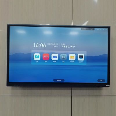 Màn hình cảm ứng LCD 65 inch Android 13 Màn hình cảm ứng tương tác Bảng trắng, Bảng hội nghị lớp học